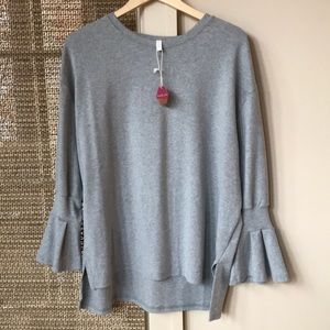 PinkBlush Bell sleeve sweatshirt tunic